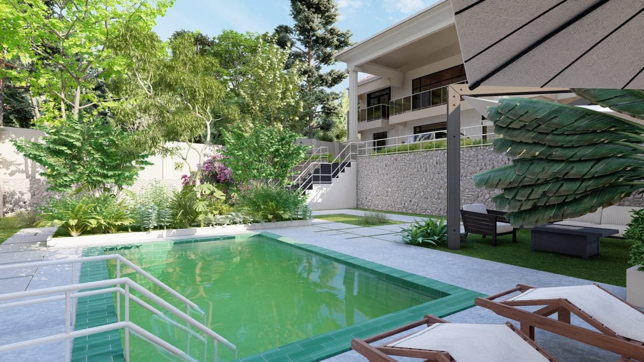 The Geometric Oasis — Landscape project, view 4 of 4